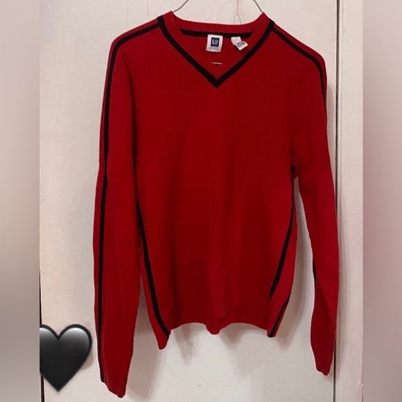 Vintage y2k 90s Gap Sweater V neck - Picture 1 of 2